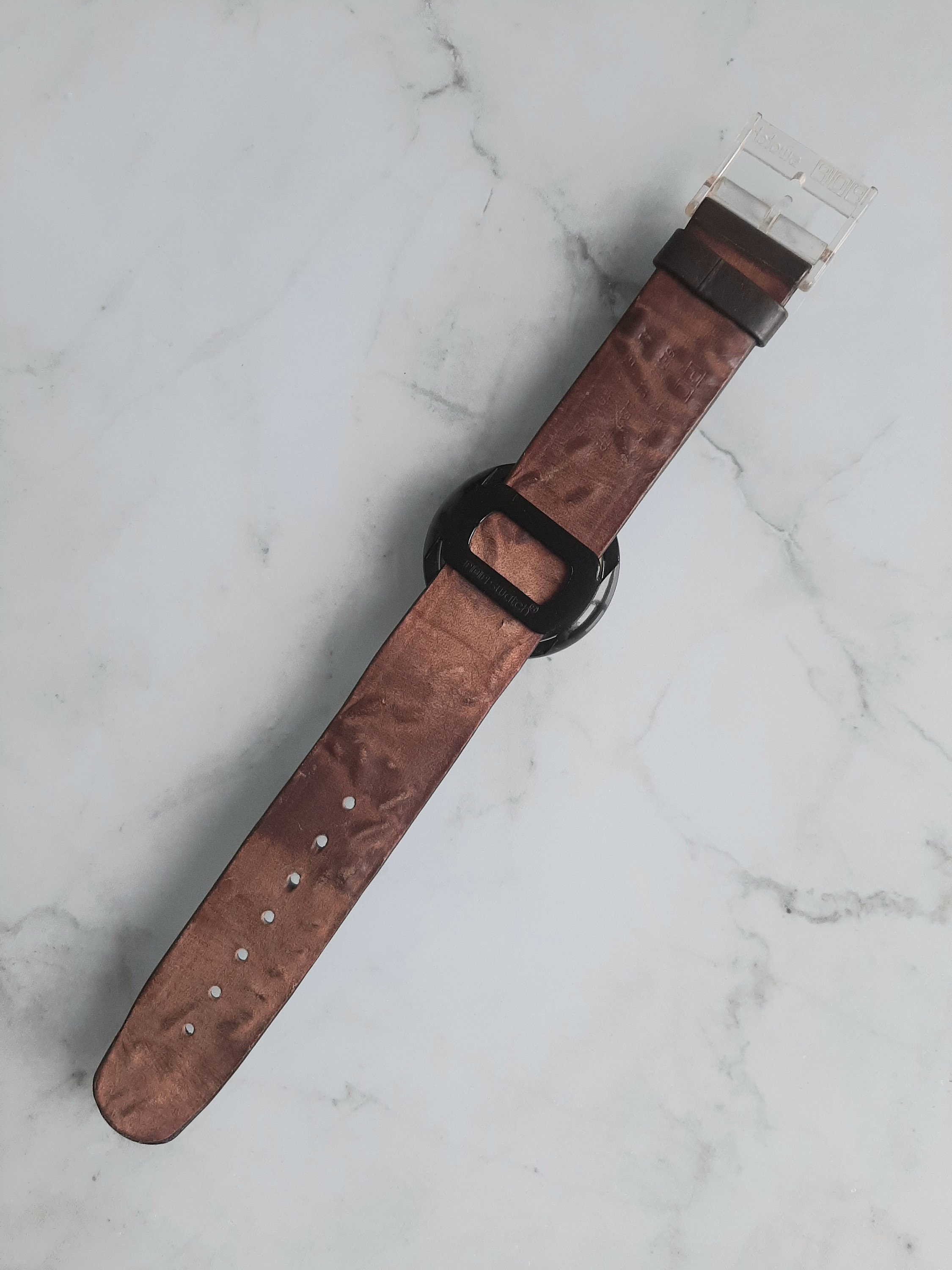 Midi Pop Swatch BLACK WIDOW PMW100 - Etsy display picture 1
