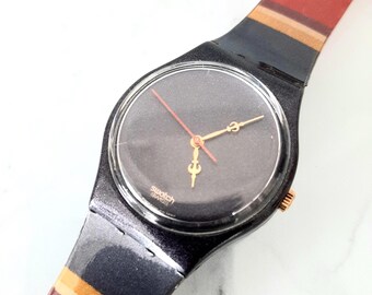 Swatch GS101 - 12 Flags / Year 1984 * Vintage / Highly