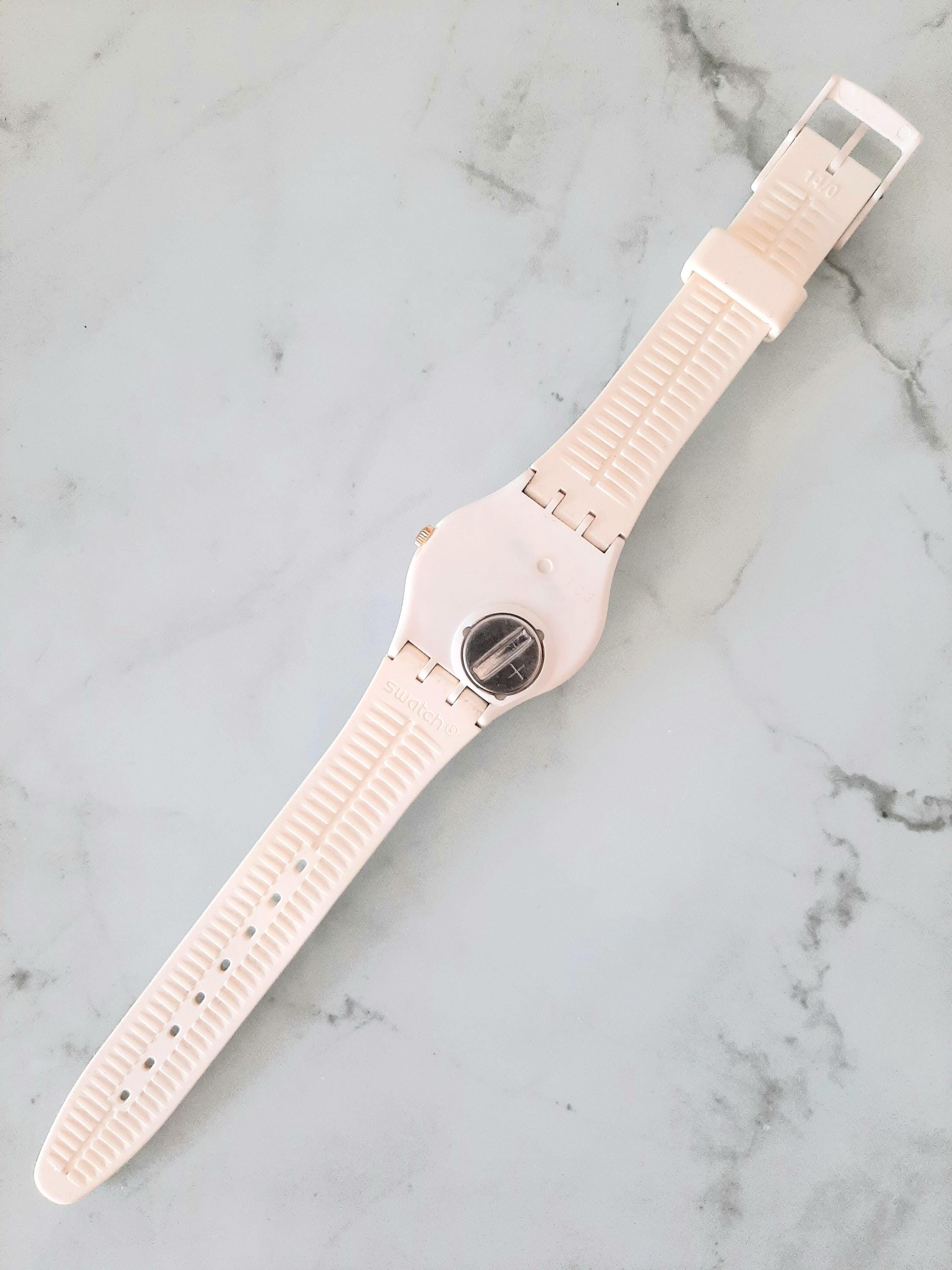 Swatch Watch GW169 MARINIERE New Swatch Mariniere Blue and White Transparent Dial White  main image 2