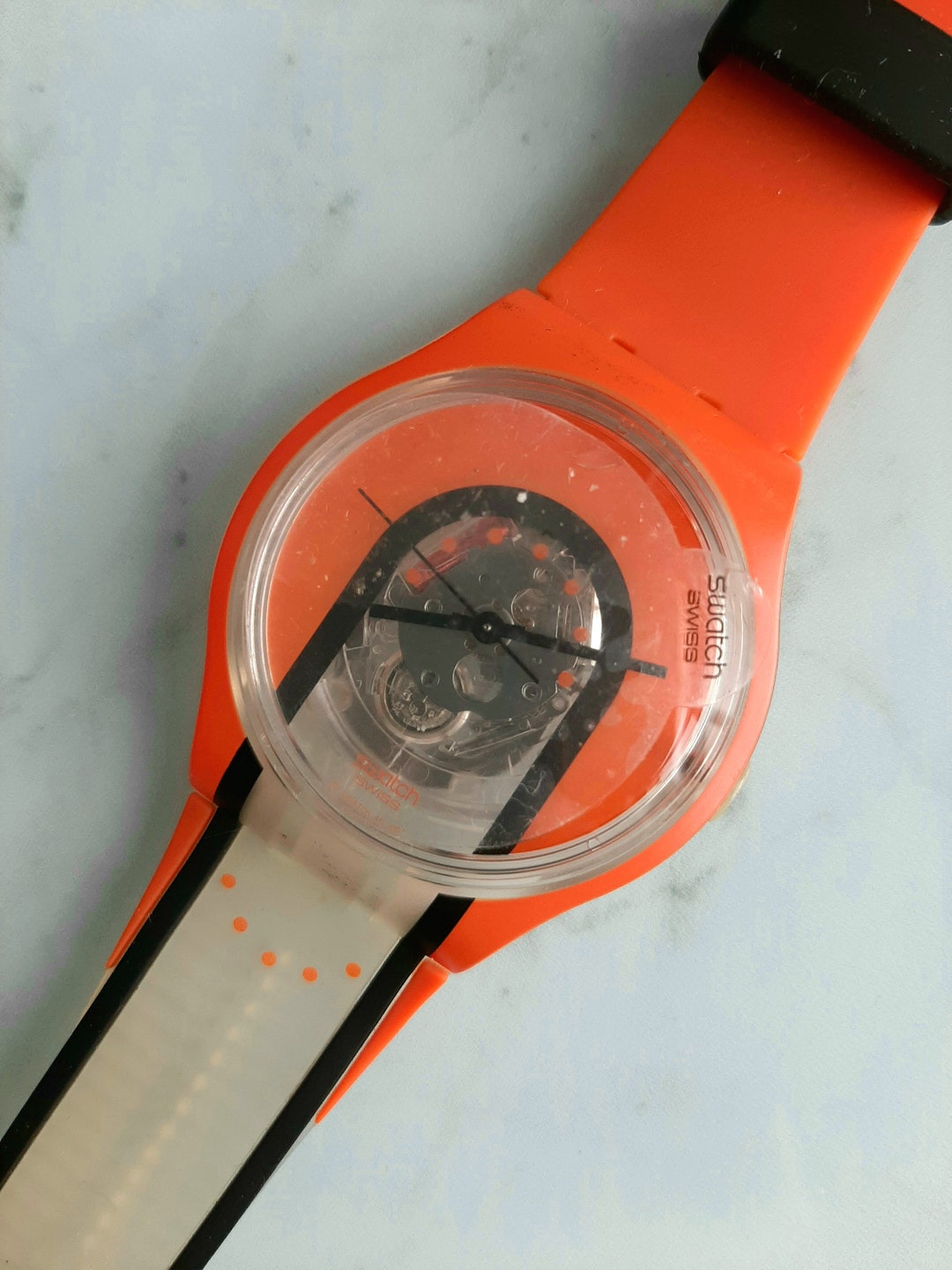 Swatch Jelly In Jelly Orangeade Drive Watch SUJK134 Swatch Jelly in Jelly – Legacy Collectors main image 3