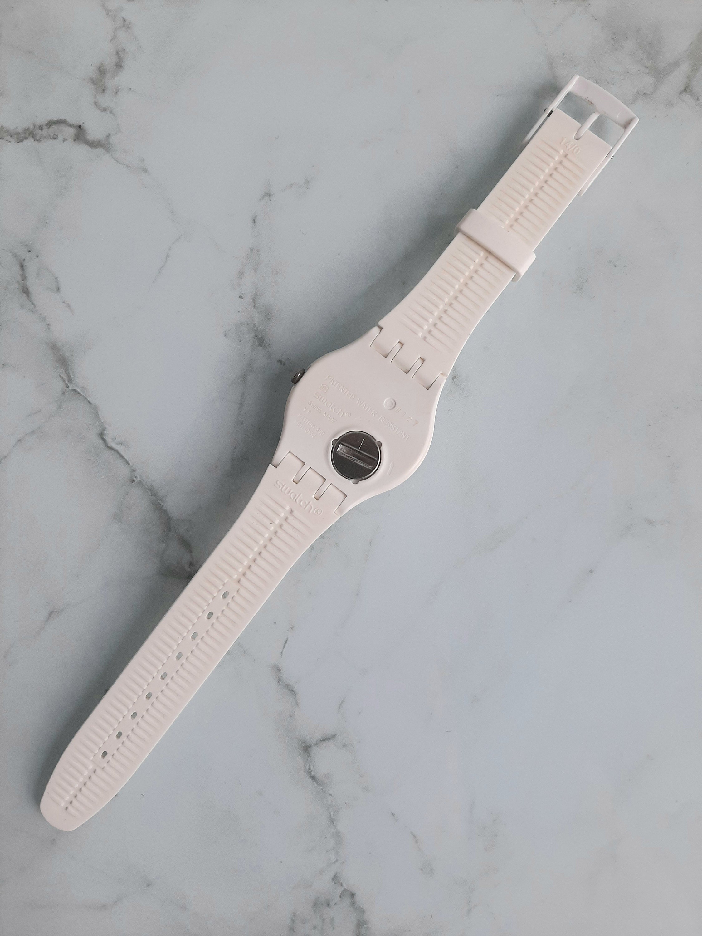 Swatch SUOW701 Horloge - White Rebel - Etsy