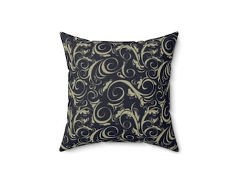 Pillow with vines