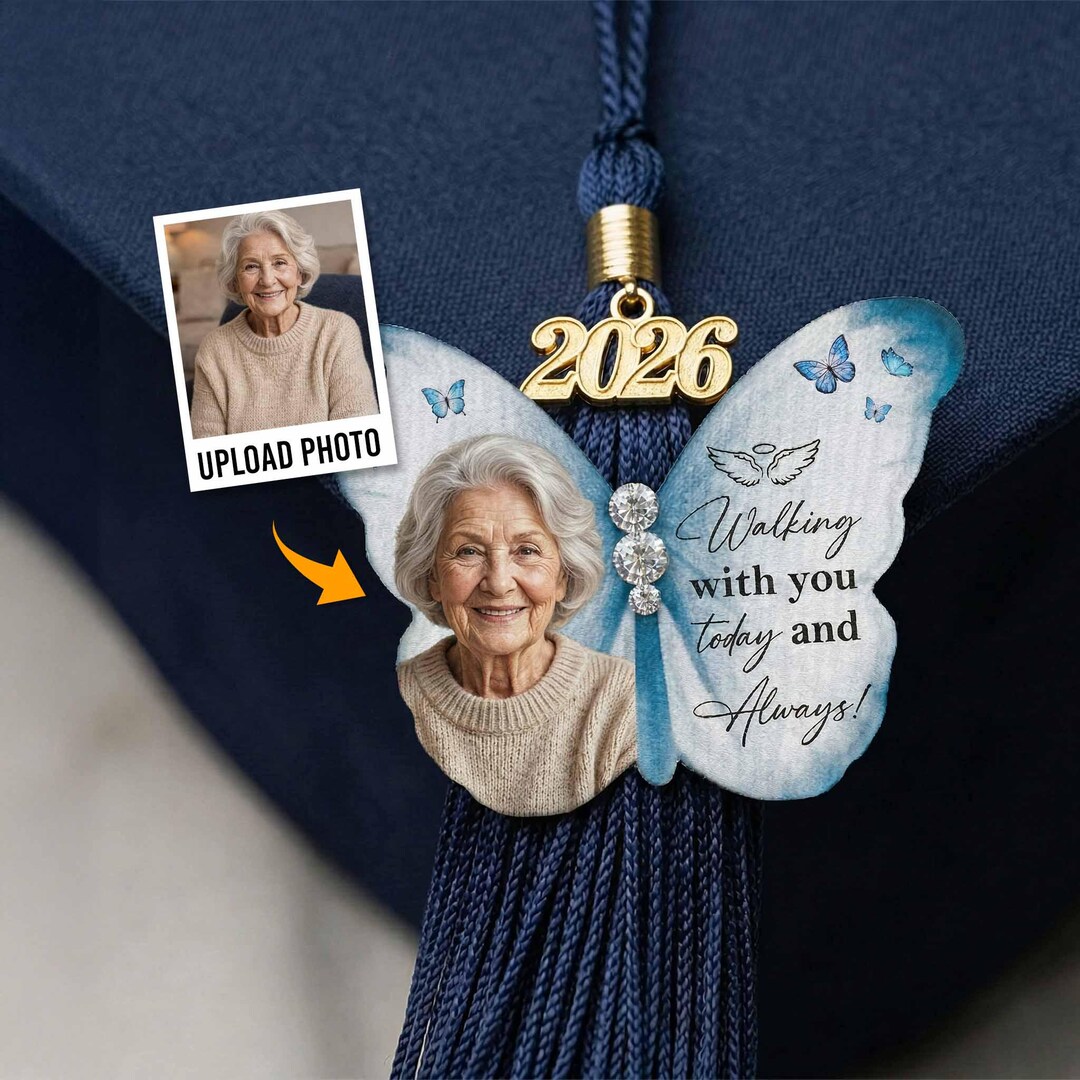 Graduation Brooches Personalized Graduation Photo Brooch, Custom Class of 2026 Memorial ...