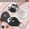 Walking Beside You Personalized Graduation Pocket Hug, Memorial Photo Pocket hug For Graduate, Custom Leather Keychain With Photo Charm Gift product logo