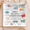 Personalized Ceramic Jewelry Dish: Swear Affirmations, Funny Gift product logo