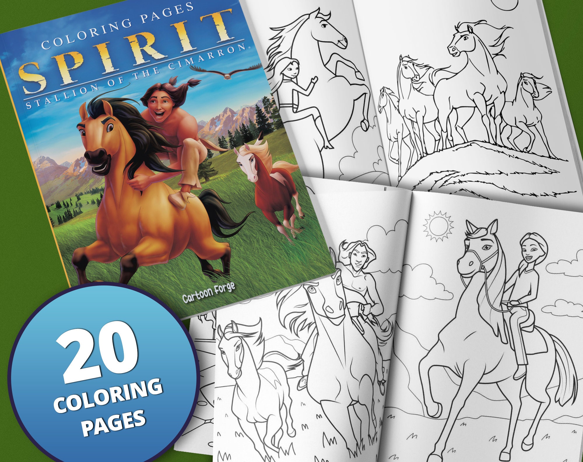 Spirit Stallion Of The Cimarron Coloring Pages