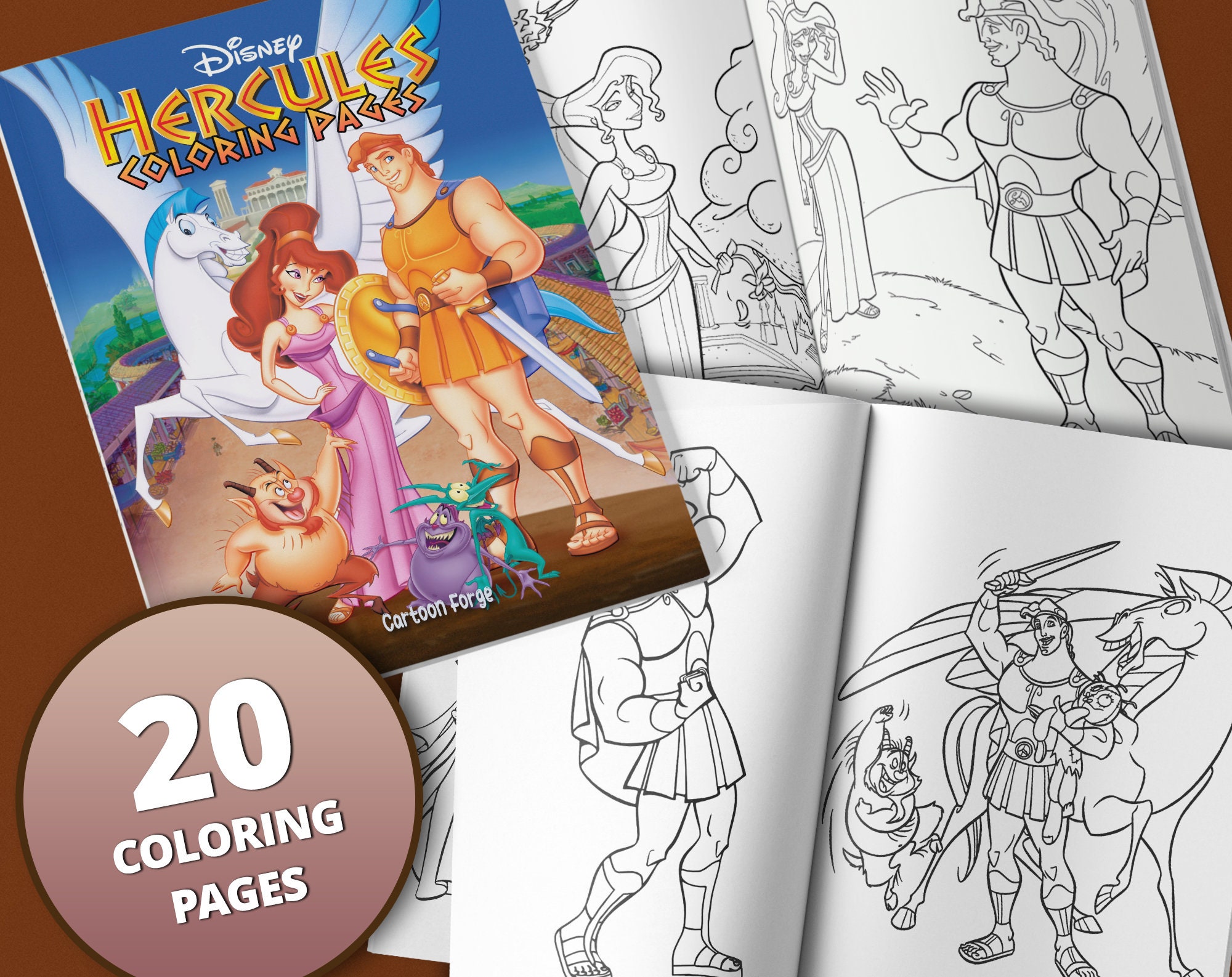 Hercules Color Script Hercules Coloring Pages