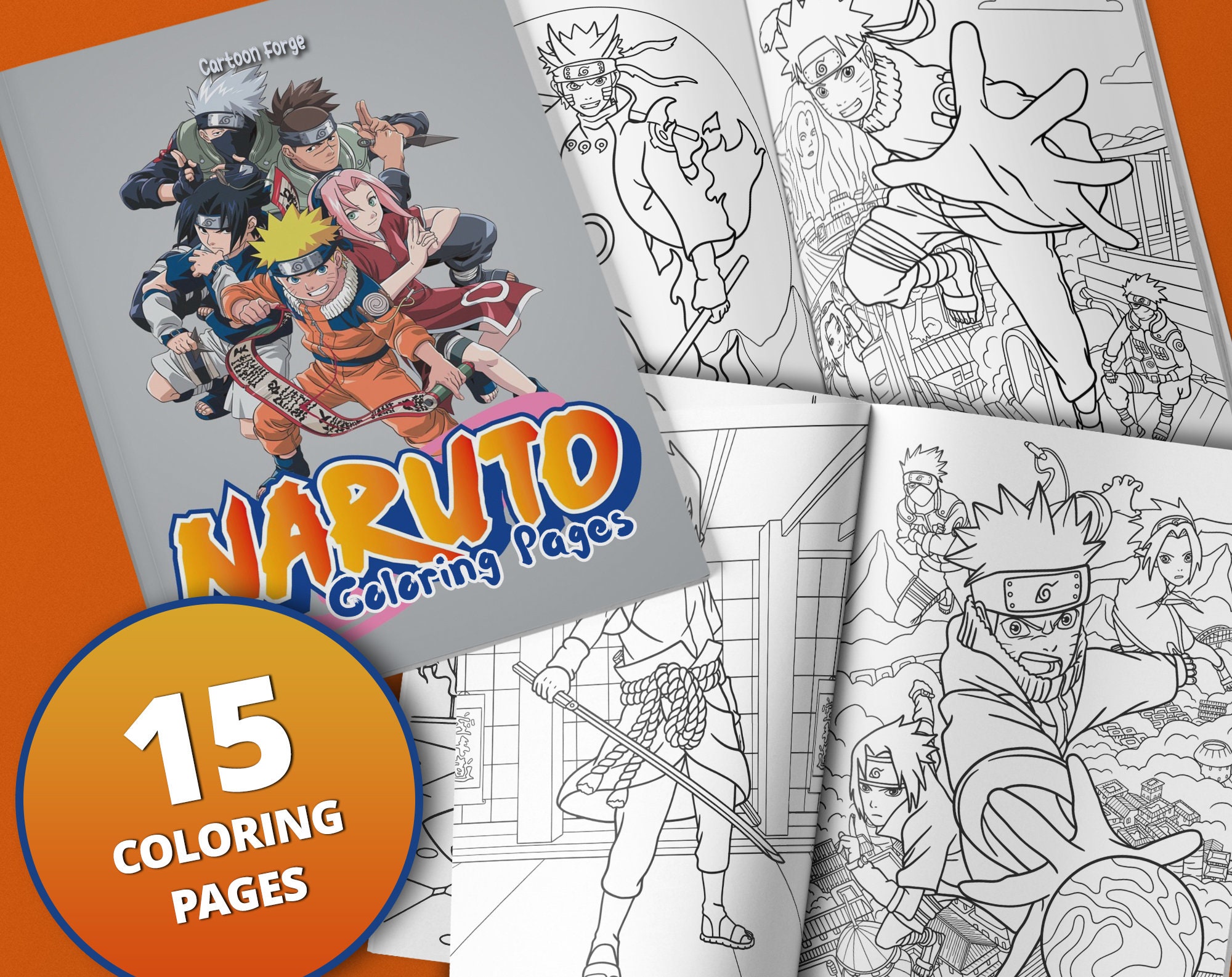 Naruto Coloring Book | Anime Coloring Book | Buy Now | at Mighty Ape NZ