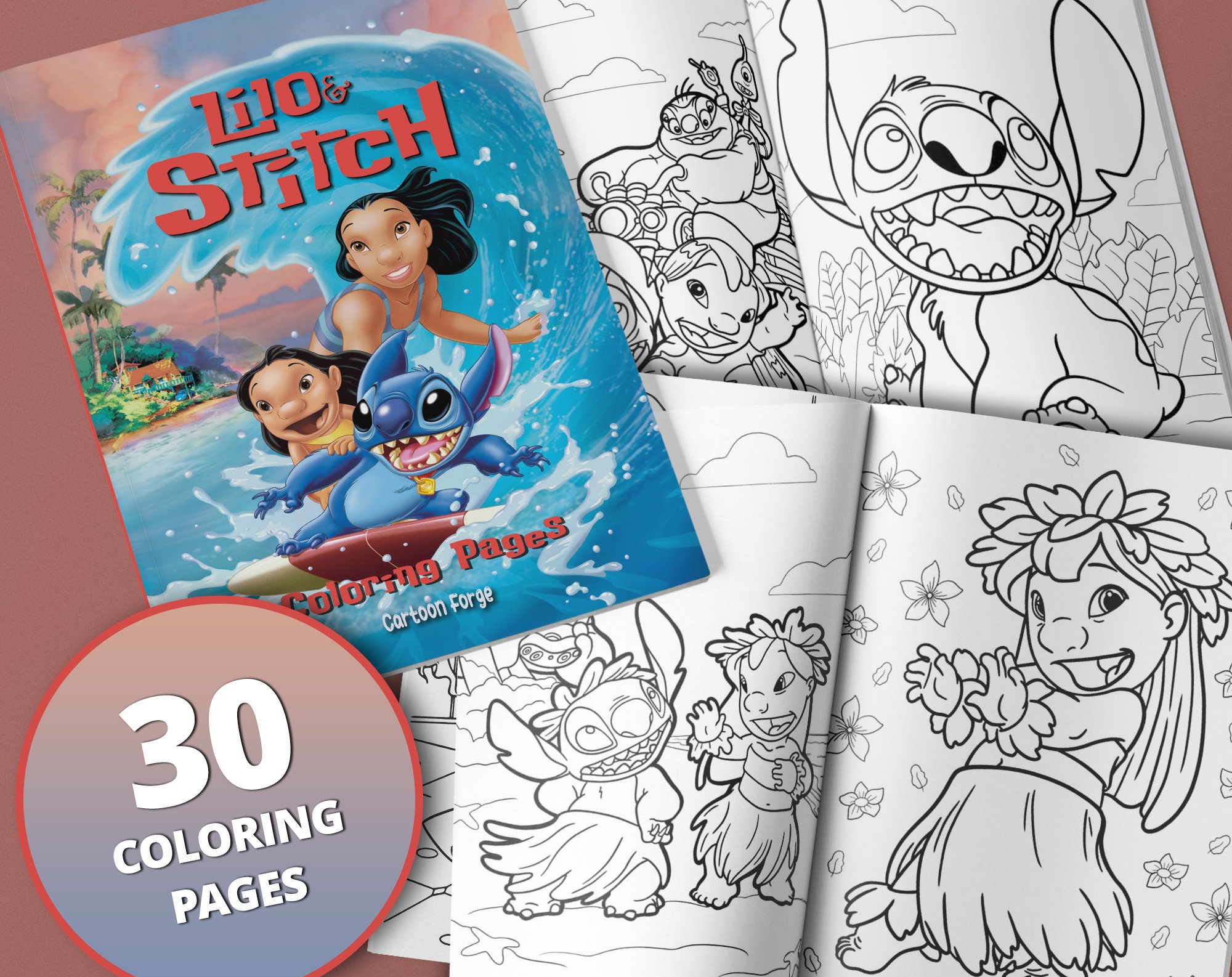 Lela And Stitch Coloring Pages