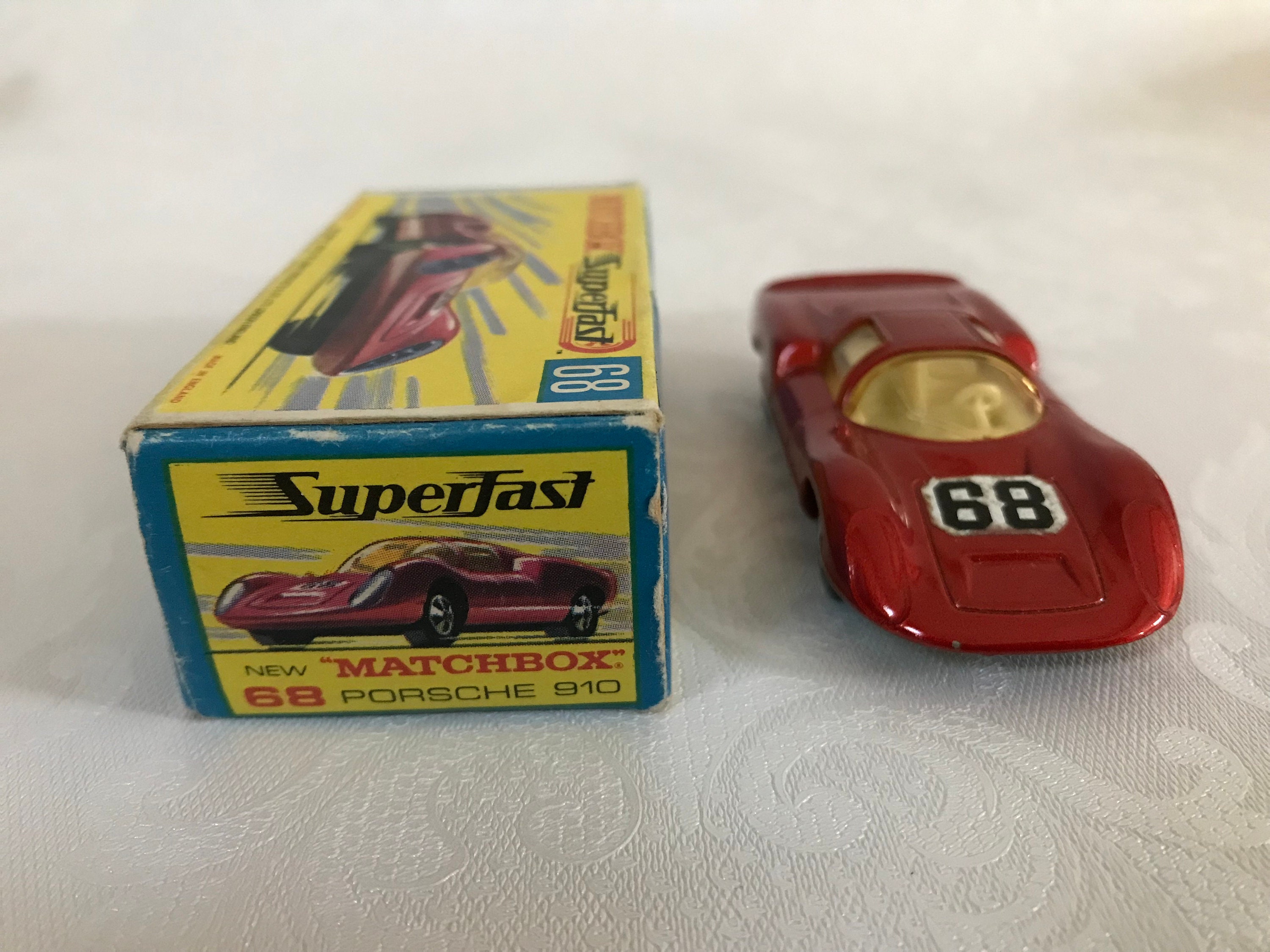 rare MADE IN ENGLAND 1970 BY ELF MATCHBOX LESNEY PORSCHE 910 rare MADE IN ENGLAND 1970 BY ELF MATCHBOX LESNEY PORSCHE 910