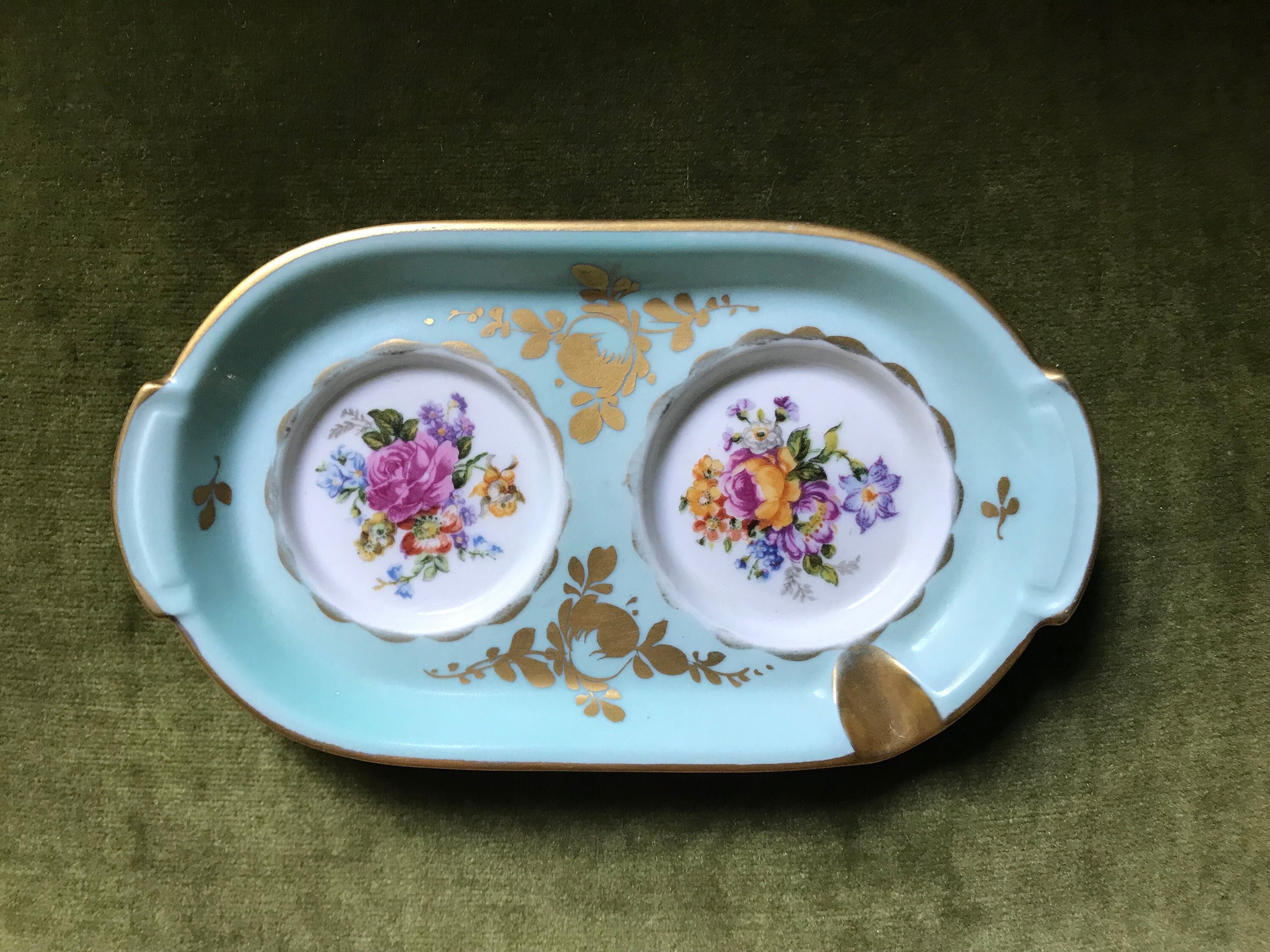 灰皿の花柄 - Etsy 日本