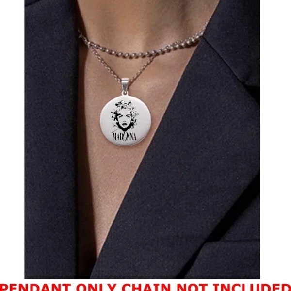 Madonna Celebration Tour Pendant (Chain not included)