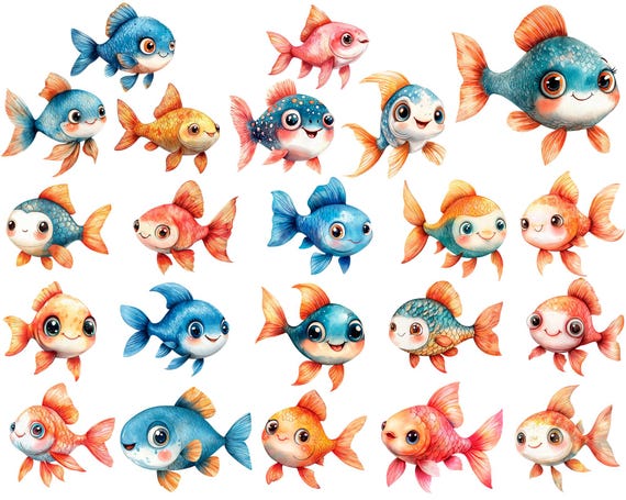 Adesivi Pesce Tropicale - Decorazioni Murali Impermeabili Per Interni/Esterni - Foto 10