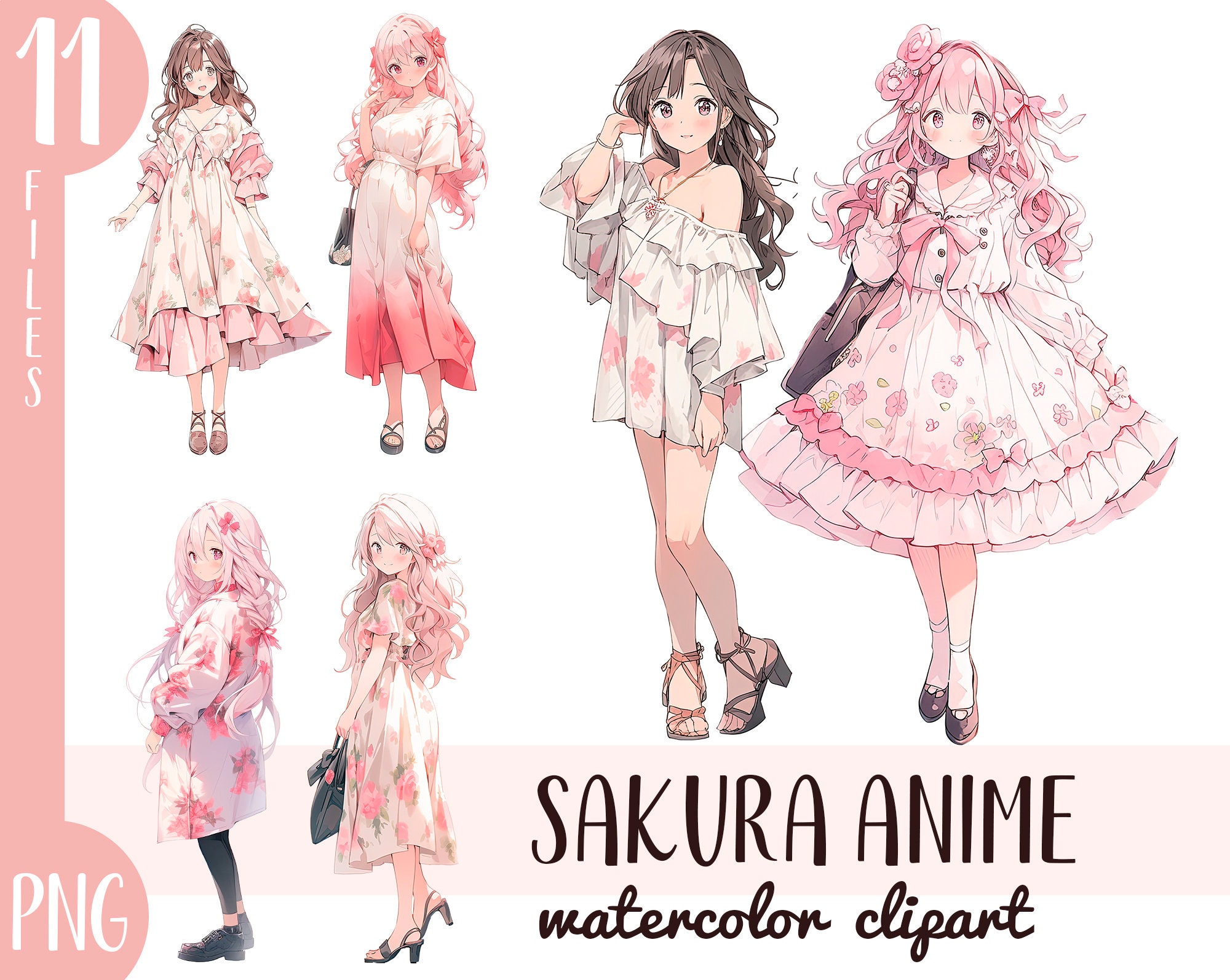 Cute anime dress 2025