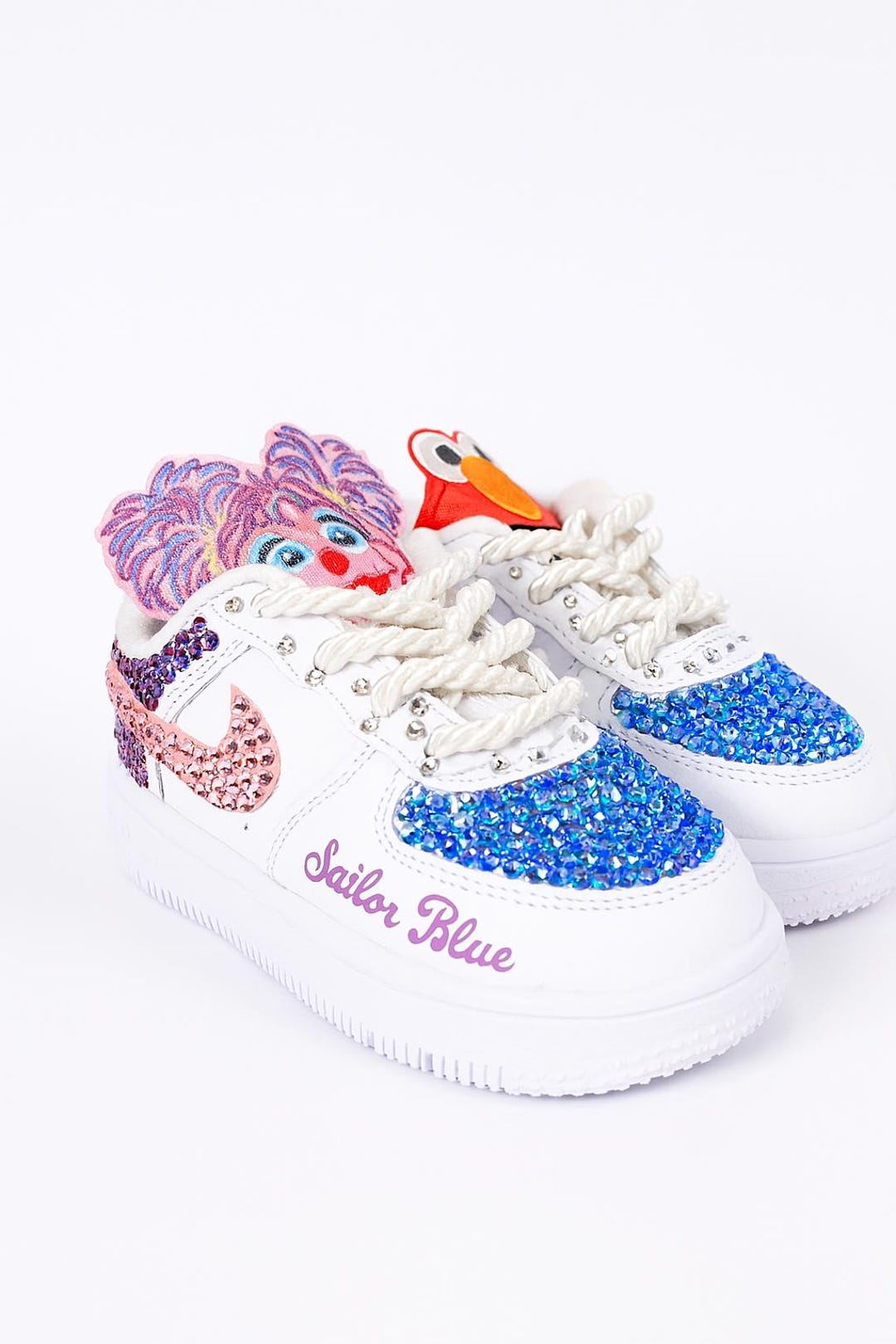 Tênis Nike Infantil Personalizado – Feito à mão com Cristais de