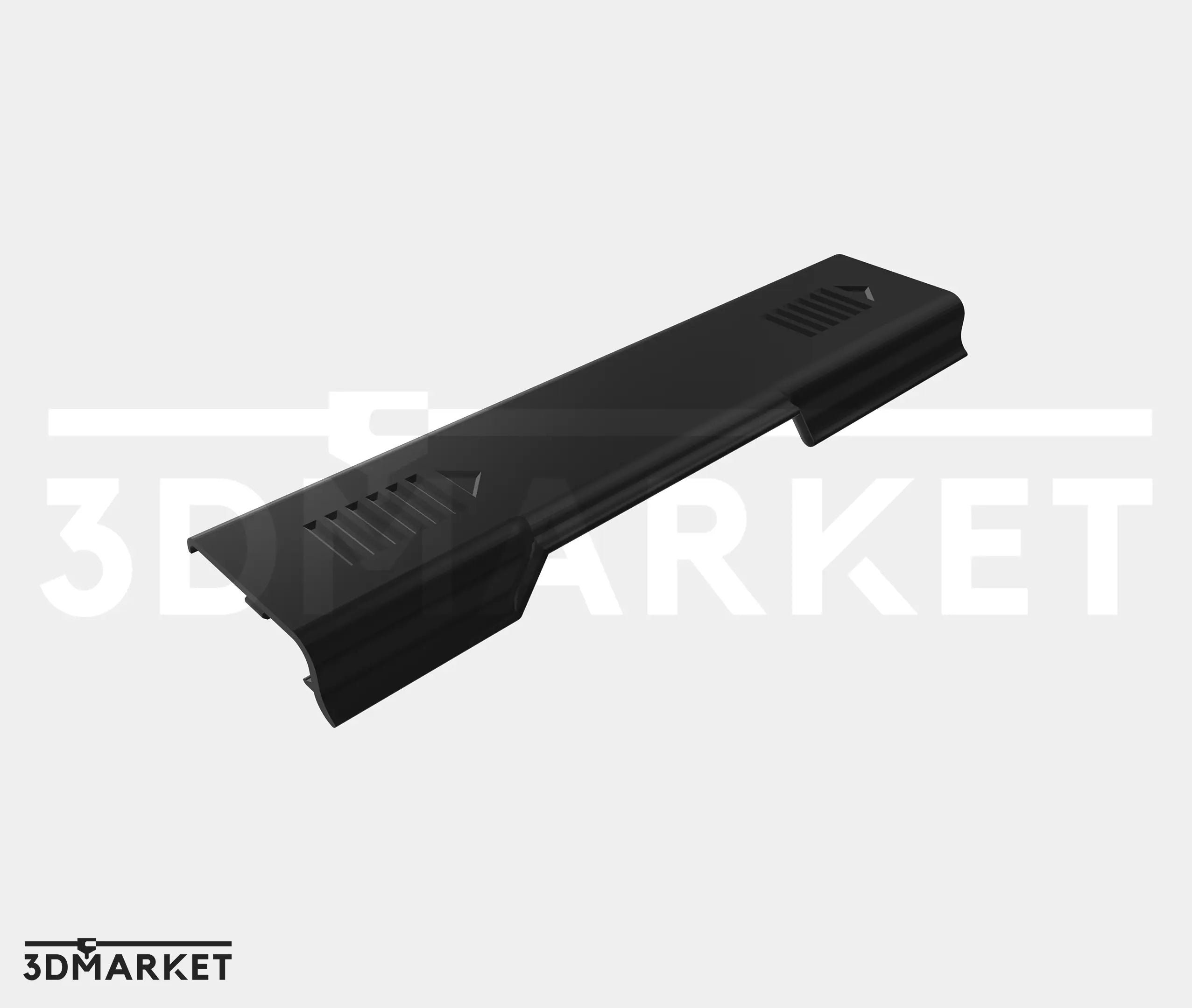 Copertura Barre Tetto Per Mitsubishi ASX SUV 2013-2019 - Tappo Terminale In Plastica ABS, Colore Nero