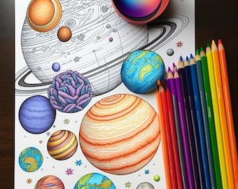 Planets Coloring Pages