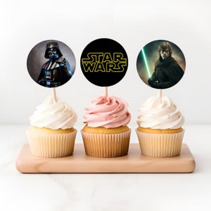 Star Wars |  2&quot; Cupcake Toppers | INSTANT DOWNLOAD Digital File