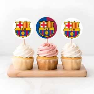 FC Barcelona | 2" Cupcake Toppers | SOFORT-DOWNLOAD Digitale Datei