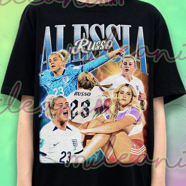 Alessia Russo T-shirt | Vintage Rap Tee Shirt | Sport Music Shirt | Gift for Him Her Tees | Men Women Unisex Tshirt | ME179