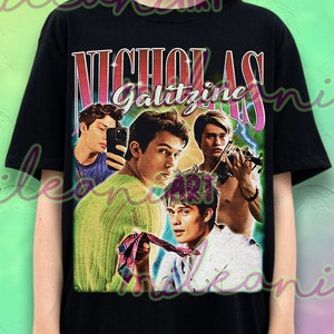 Nicholas Galitzine T-shirt | Vintage Rap Tee Shirt | Sport Movie Music Shirt | Gift for Him Her Tees | Men Women Unisex Tshirt | ME202