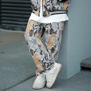 Oversized-joggingbroek Tiger 2 met textuur en speciaal ontwerp voor heren