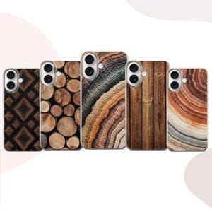 Wood Pattern Phone Case Rustic Timber Texture Cover for iPhone 17, 16e, 15, 14, 13 Pixel 10A, 9A, 9Pro XL, 8A, 7A, 6 Samsung S26, S25Fe, A56