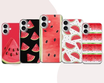 Watermelon Phone Case Tropical Cover for iPhone 17 16 Pro, Google Pixel 10 9, Samsung S25 + A56, Huawei, OnePlus, Realme, Oppo, Vivo, Xiaomi