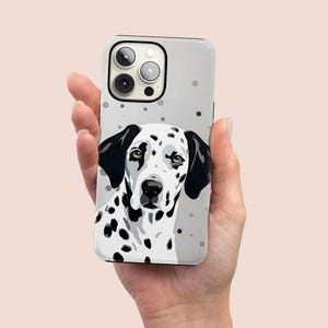 Phone Case for iPhone 16 15 14 13 12 Pro Max Plus Mini, Samsung Galaxy S24 S23 S22 Plus Ultra, Google Pixel 9 Pro | Dalmatian, Dog Lover