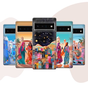 Marokko Handyhülle Travel Lover Exotic Cover für iPhone 16 15 14 13 12 Pro 11 SE, Samsung S24 S23 S25 A56 5G A15 S23 FE, Google Pixel 9 8A 7