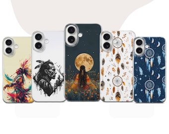 ネイティブアメリカン 携帯電話ケース ナバホカバー iPhone 17 16 15 Pro 11 XR SE、Samsung S24 S23 S25 A56 5G A15 S23 FE、Google Pixel 10 9 8 7用