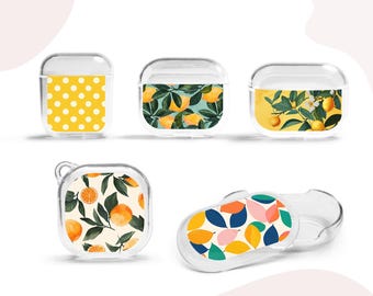 Citrus Airpods Case Lemons Oranges Cover for Airpods Pro 4  3  2  1 Apple Beats Pro  Studio Buds Plus +  Buds 2 Live FE