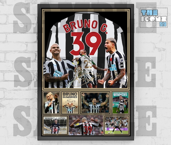 Newcastle United Icon Bruno Guimaraes Football Shirt Back Print