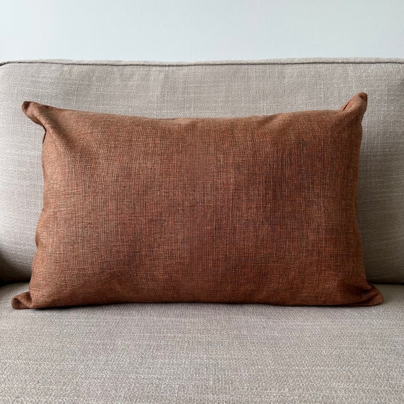 Rust Color Linen Throw Pillow Cover Boho Cozy Terracotta Linen Cushion Cover Any Custom Size Lumbar Pillow Case Many Colors Euro Sham Etsy Canada