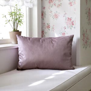 Light Pink Velvet Throw Pillow Cover, Soft Comfy & Chic Pillow Case, Modern Velvet Cushion Cover, Hidden Zipper, Living Room Decor, 24x24