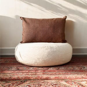 Rust Color Linen Lumbar Pillow Cover, Boho & Cozy Terracotta Linen Cushion Cover, Any Custom Size Throw Pillow Case, Many Colors, Euro Sham