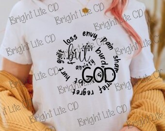 But God Christian T-Shirt: Faith Hope Religious Tee (Digital Download)