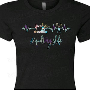Quilting is Life, heartbeat, yarn, ball, PNG, JPEG