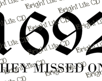 1692, They Missed One, Halloween, Salem, witch, Sanderson, PNG, JPEG