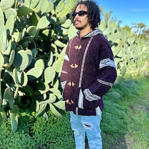 Moroccan jacket, Winter jacket, Vintage jacket, Berber jacket, Moroccan crafted jacket, Handmade wool trendy clothing, Hoodie coat,