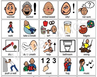 Emotionen & Bedürfnisse – Autismus Visuelle Unterstützungen (Digitaler Download)