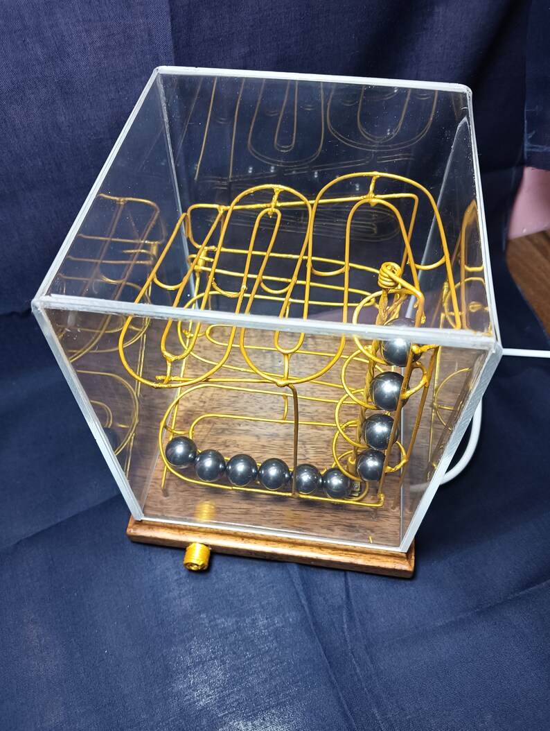 Marble Machine Rolling Ball Sculpture Etsy