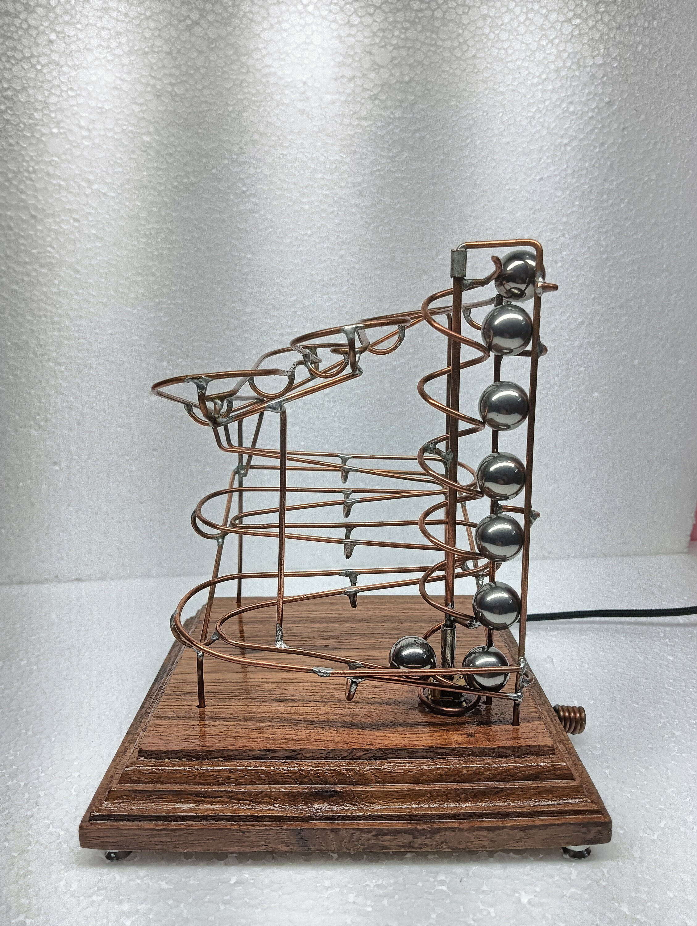 Handmade Machine Handmade Copper Marble Machine: Kinetic Rolling Ball Sculpture - Etsy