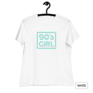 90&#39;s Girl Top - Neon Stripe Tee - 90s Inspired Shirt - Retro Neon Fashion - Colorful 90s Style - Vintage Neon Shirt  Women&#39;s Relaxed T-Shirt