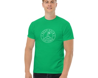 KEEP CALM SHIRT | Keep Calm and Play Tennis Tee Shirt | Lightweight Tee Shirt | Motivational and Inspired Tee Shirt | Comfort Tee Shirt