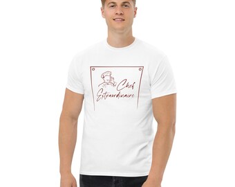 CHEF TEE SHIRT | Extraordinaire Men’s Classic Food And Cooking Lover Tee Shirt | Cotton Tee Shirt |Crew Neck Tee Shirt | Gift For Chef