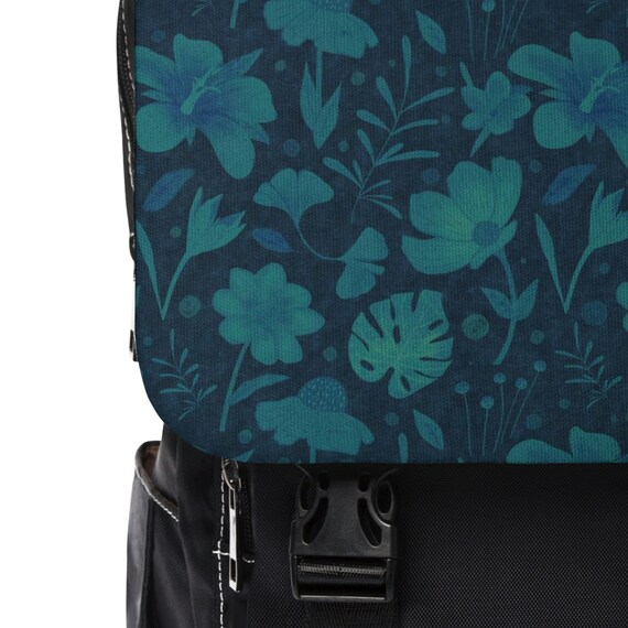 Vintage top floral rucksack
