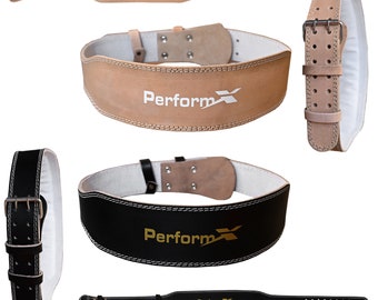 Weight Lifting Leather Gym Belt Back Support Exercise Belt Fitness Training Belt