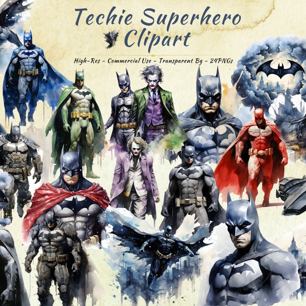 Legendary Techie Superhero PNG Clipart Collection | Figures, Vehicles and More