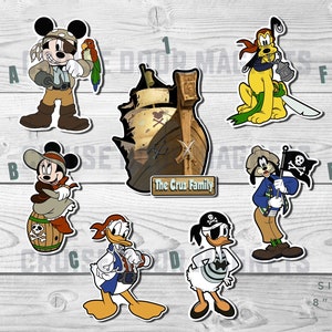 Large Pirate Night Personalized Disney Cruise Door Magnet, Stateroom Decorations, Pirate Mickey, for Disney Cruise Ship Doors